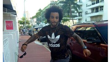 Marcelo disfruta de sus vacaciones.