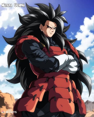 Protagonistas de 'Naruto' al estilo 'Dragon Ball' por una IA