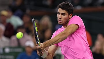 Consulta el horario y dónde y cómo ver el partido de octavos de final del Masters 1.000 de Indian Wells entre Carlos Alcaraz y Jack Draper.