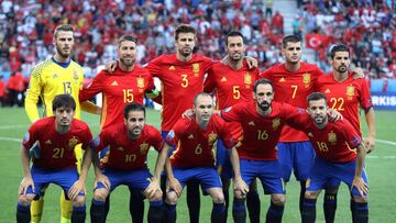 España es la única que ha repetido 11 en los tres partidos