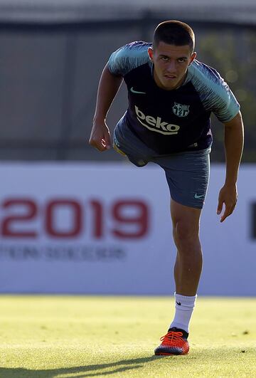 Barcelona trained at UCLA in Los Angeles. Sergi Palencia