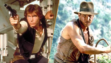 harrison ford han solo indiana jones