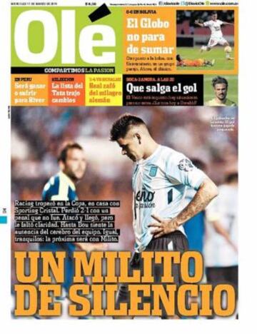 Portadas de la prensa deportiva