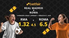 Real Madrid CF vs. AS Roma: horario, dónde ver, estadísticas y pronósticos