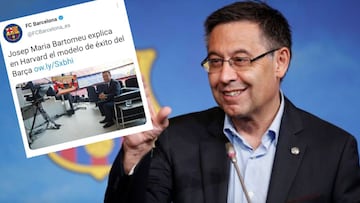 Las virales respuestas al tweet en el que Bartomeu explicó en Harvad el éxito económico