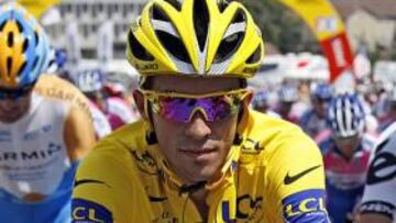 <strong>MUY CERCA.</strong> Alberto Contador restó un día más a lo que le falta para ganar el Tour de Francia.