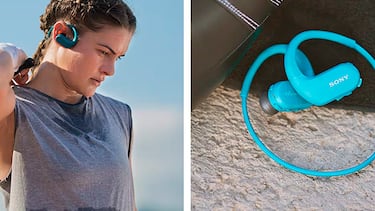 Los auriculares Sony con los que puedes escuchar música mientras nadas