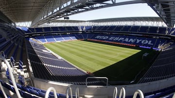 Una panorámica del RCDE Stadium.