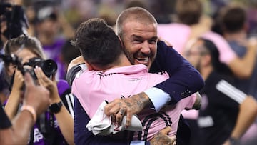 El propietario de Inter Miami, David Beckham, lanzó un elogio a Messi a través de sus historias de Instagram después del gol que marcó ante NY Red Bulls.