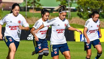 Entrenamiento de la Selecci&oacute;n Colombia Femenina de Mayores