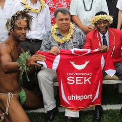 Las visitas de Pelé a Chile