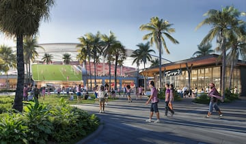 Otro de los objetivos de este proyecto es tener para la ciudad de Miami un complejo de primer nivel para poder albergar los siete partidos de Copa del Mundo de 2026.