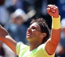 Nadal somete a Federer y jugará su duodécima final en París