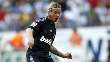 Guti, en su último partido con el Real Madrid: fue el 16 de mayo de 2010.