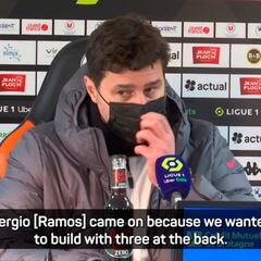 La inesperada reacción de Pochettino a la roja a Ramos en cuatro minutos