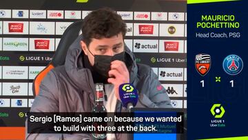 La inesperada reacción de Pochettino a la roja a Ramos en cuatro minutos