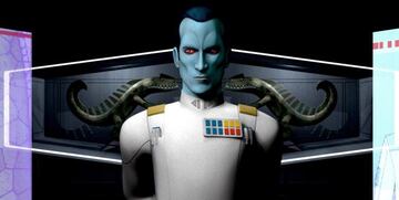 El Gran Almirante Thrawn en Star Wars: Rebels.