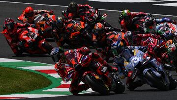 Bagnaia lideró desde la salida de Mugello.