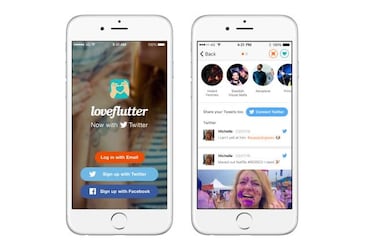 Loveflutter, una app para ligar a través de Twitter