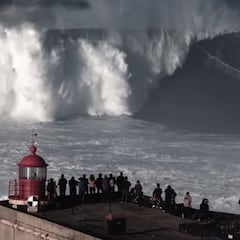 "Esto es Nazaré, el mayor espectáculo que hay en el Planeta Tierra"