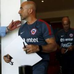 Las contradicciones de Jorge Sampaoli en los últimos días