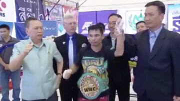 Wanheng Menayothin derrot&oacute; a los puntos a Pedro Taduran para retener el WBC del peso m&iacute;nimo y lograr el mejor r&eacute;cord de la historia del boxeo: 51-0.