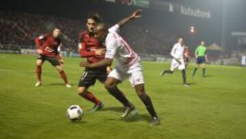 Kakuta, ante el Mirand&eacute;s.