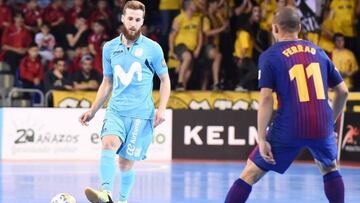 El Movistar aguanta el liderato ante un gran Esquerdinha