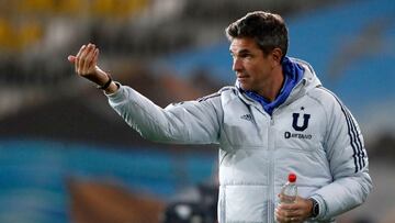 Futbol, Coquimbo Unido vs Universidad de Chile.
Fecha 13, campeonato Nacional 2023.
El entrenador de Universidad de Chile Mauricio Pellegrino es fotografiado durante el partido de primera division contra Coquimbo Unido disputado en el estadio Francisco Sanchez Rumoroso en Coquimbo, Chile.
10/04/2023
Andres Pina/Photosport
Football, Coquimbo Unido vs Universidad de Chile.
Universidad de Chile’s head coach Mauricio Pellegrino is pictured during the first division match against Coquimbo Unido held at the Francisco Sanchez Rumoroso stadium in Coquimbo, Chile.
10/04/2023
Andres Pina/Photosport