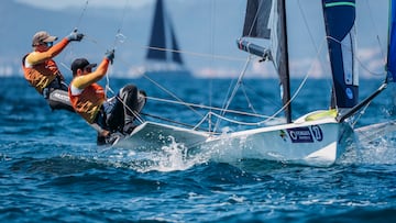 Konitzer y Torrado vuelan hacia el Top-10 en 49er