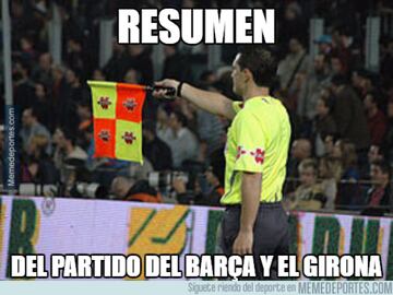 Los mejores memes del partido entre el Girona y el Barcelona