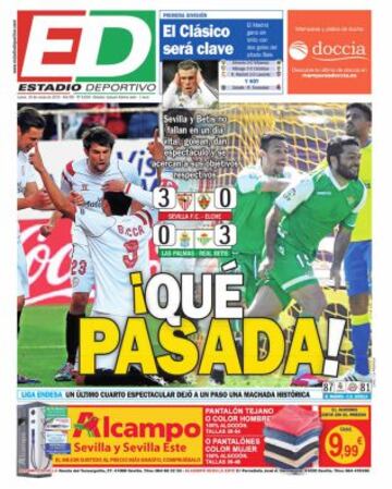 Portadas de la prensa deportiva