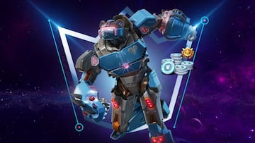 Arte oficial del skin Comandante de Ataque Meca en Fortnite