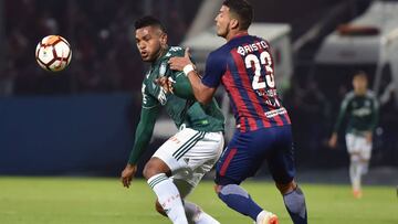 El colombiano Miguel Ángel Borja ya es el noveno extranjero con más anotaciones y está a dos de ingresar al top-100 de máximos goleadores de Palmeiras