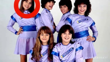 Así lucía Sasha Sokol cuando inició su carrera en Timbiriche