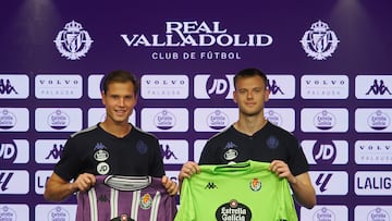 Valladolid. 16/08/24. Presentación de Latasa y Hein en el Real Valladolid. PHOTOGENIC.