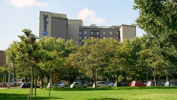 Radisson Blu, el hotel del Madrid en Milán.