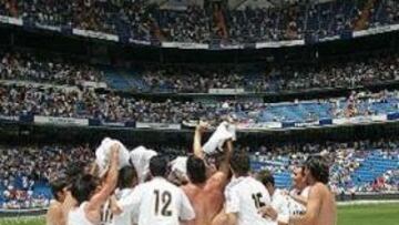 <B>OCHO AÑOS DESPUÉS.</B> El filial del Real Madrid vuelve a Segunda División después de ocho años de ausencia.