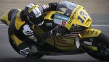 Thomas Luthi el m&aacute;s r&aacute;pido del d&iacute;a en Moto2.