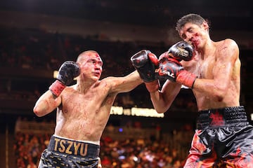 La nica pelea de Sebastin Fundora en 2024 fue pica y le vali para ganar los ttulos de peso superwelter del CMB y el de la OMB al superar al australiano Tim Tszyu. El gigante de Florida se qued con los cinturones de las 154 libras en un ba?o de sangre. 