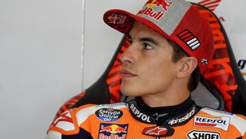 Marc M&aacute;rquez en Arag&oacute;n.