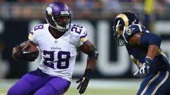 Adrian Peterson, estrella de Minnesota Vikings.