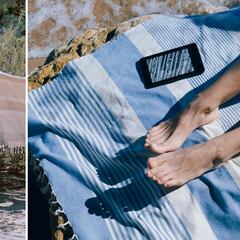 Son grandes, pero no ocupan espacio: las toallas de playa que repelen la arena y están de moda en Amazon