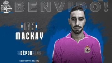 El portero Ian Mackay ya es nuevo jugador del Deportivo.