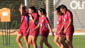Entrenamiento de preparación de la Selección para el partido de Nations League contra Suecia.