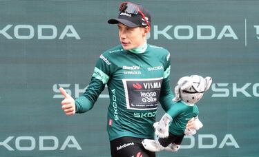 Jonas Vingegaard, líder en puntos. 
 