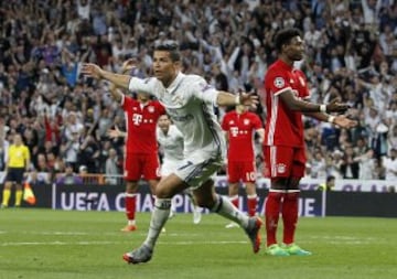 Cristiano Ronaldo empató en la prórroga. 2-2.
