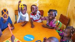 Niños escolarizados en Mali
