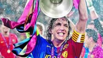 <b>EL CAPITÁN DE LAS CINCO COPAS</b> Primero fue la Copa del Rey. Más tarde cayó en el zurrón la Liga. Y antes de las vacaciones, la Champions League. Pero el verano sólo fue un paréntesis en la voracidad de títulos del Barça de Pep Guardiola. Y ahí estuvo el capitán Carles Puyol, para levantar también los trofeos de las Supercopas de España y de Europa.