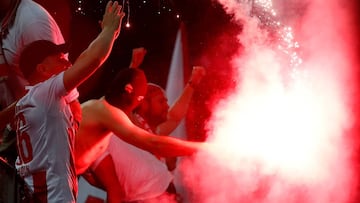 Afición del Colonia de Alemania